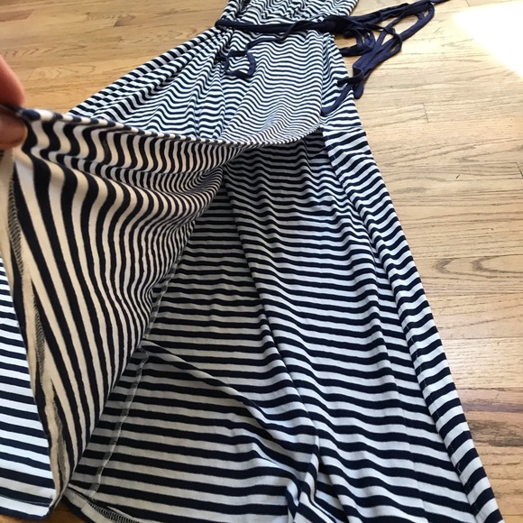 Bebe summer blue and white dress size small - Picture 3 of 11